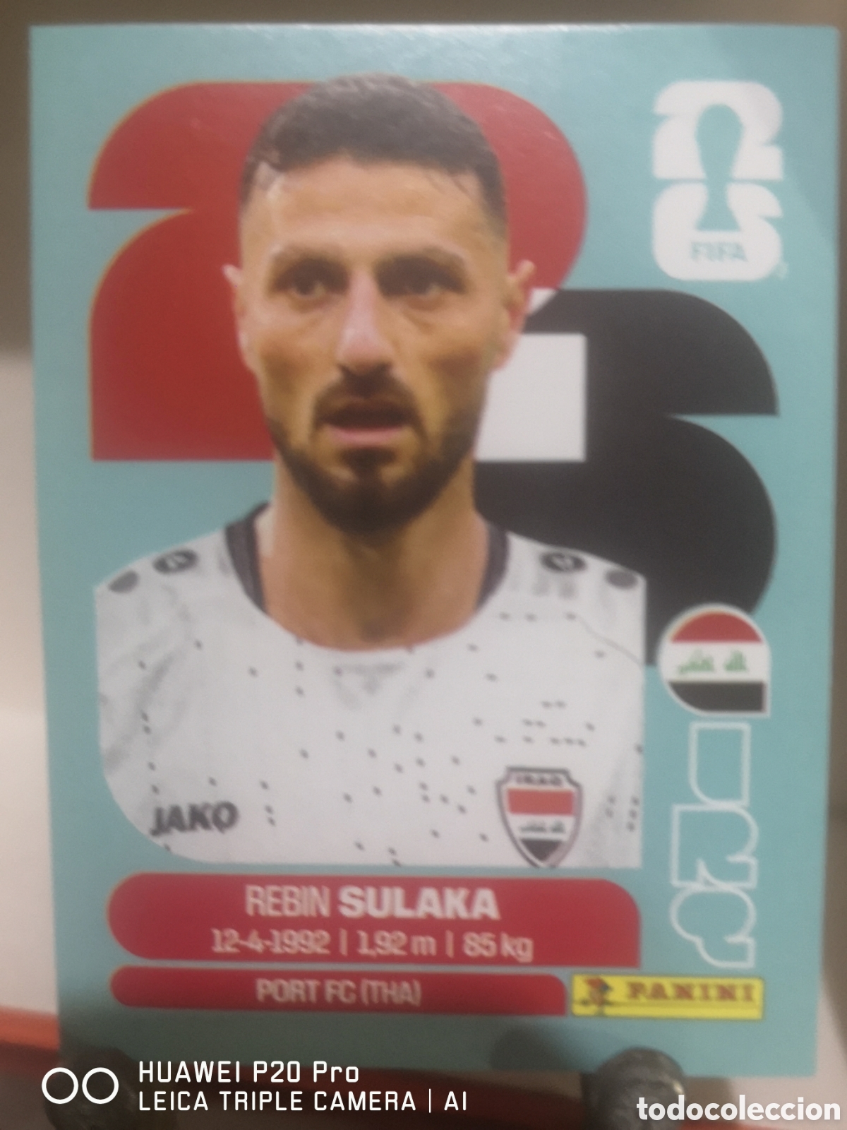 Cromos de F&uacute;tbol: FIFA WORLD CUP MUNDIAL 2026 REBIN SULAKA - IRQ 3