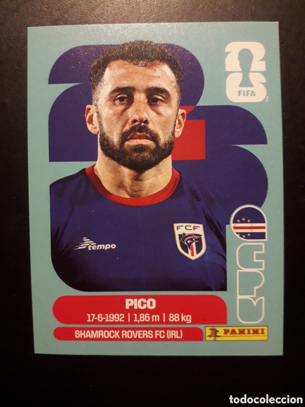 Cromos de F&uacute;tbol: PICO CABO VERDE CPV 4 MUNDIAL F&Uacute;TBOL 2026 FIFA WORLD CUP PANINI SIN PEGAR PEDIDO M&Iacute;NIMO 3&euro;