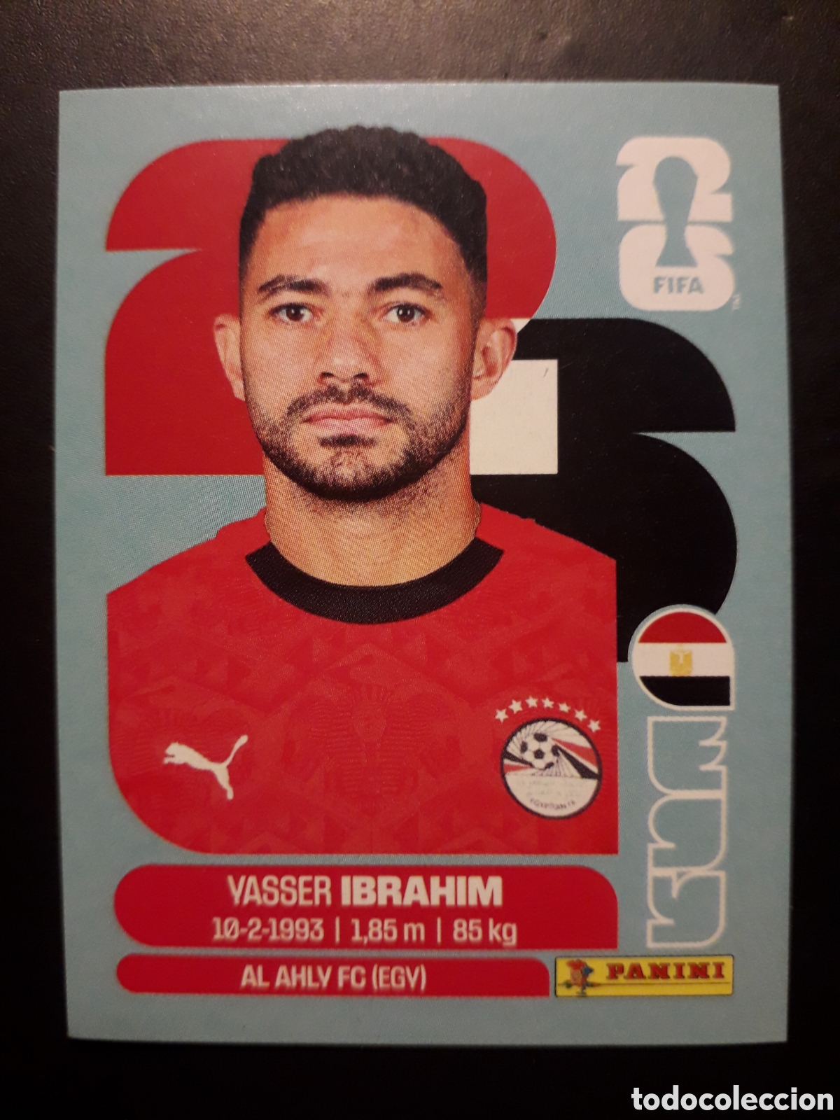 Cromos de F&uacute;tbol: IBRAHIM EGIPTO EGY 5 MUNDIAL F&Uacute;TBOL 2026 FIFA WORLD CUP PANINI SIN PEGAR PEDIDO M&Iacute;NIMO 3&euro;