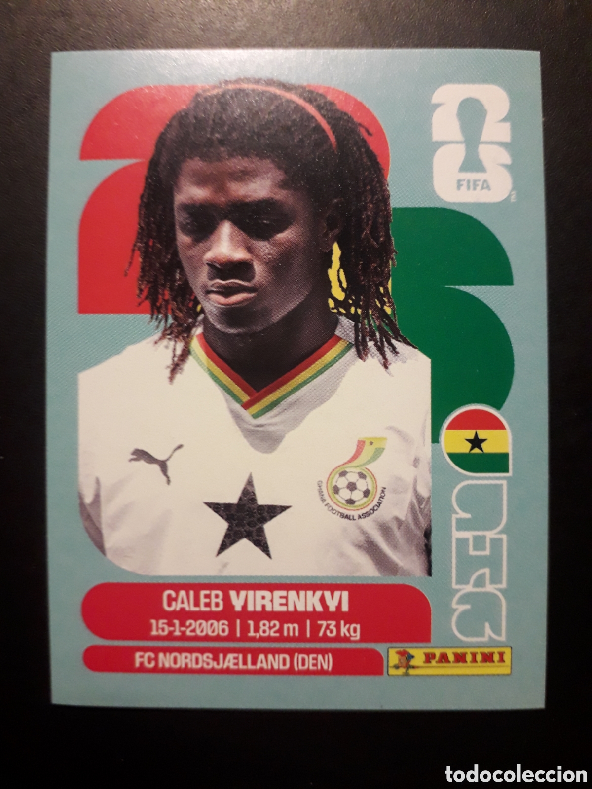 Cromos de F&uacute;tbol: YIRENKYI GHANA GHA 8 MUNDIAL F&Uacute;TBOL 2026 FIFA WORLD CUP PANINI SIN PEGAR PEDIDO M&Iacute;NIMO 3&euro;