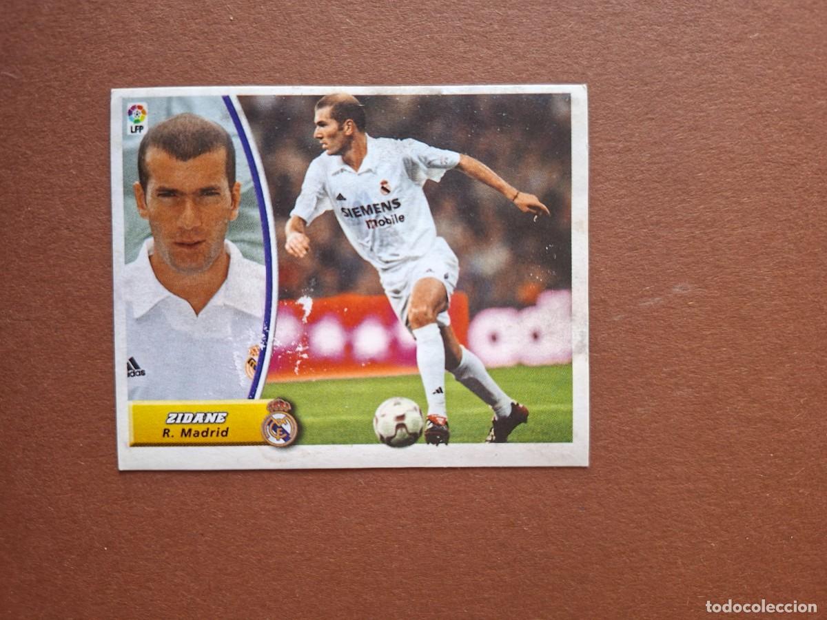 Cromos de F&uacute;tbol: ZIDANE REAL MADRID LIGA EDICIONES ESTE 03 04 2003 2004 SIN PEGAR NUNCA