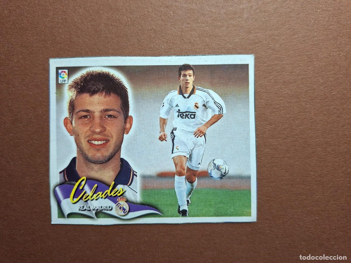 Cromos de F&uacute;tbol: CELADES REAL MADRID FICHAJE N&ordm; 2 LIGA EDICIONES ESTE 2000 2001 00 01 RECORTADO LEER