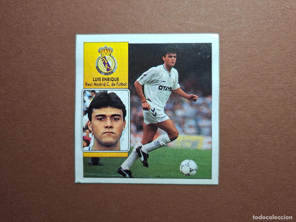 Cromos de F&uacute;tbol: LUIS ENRIQUE REAL MADRID LIGA ESTE 1992 1993 92 93 RECUPERADO