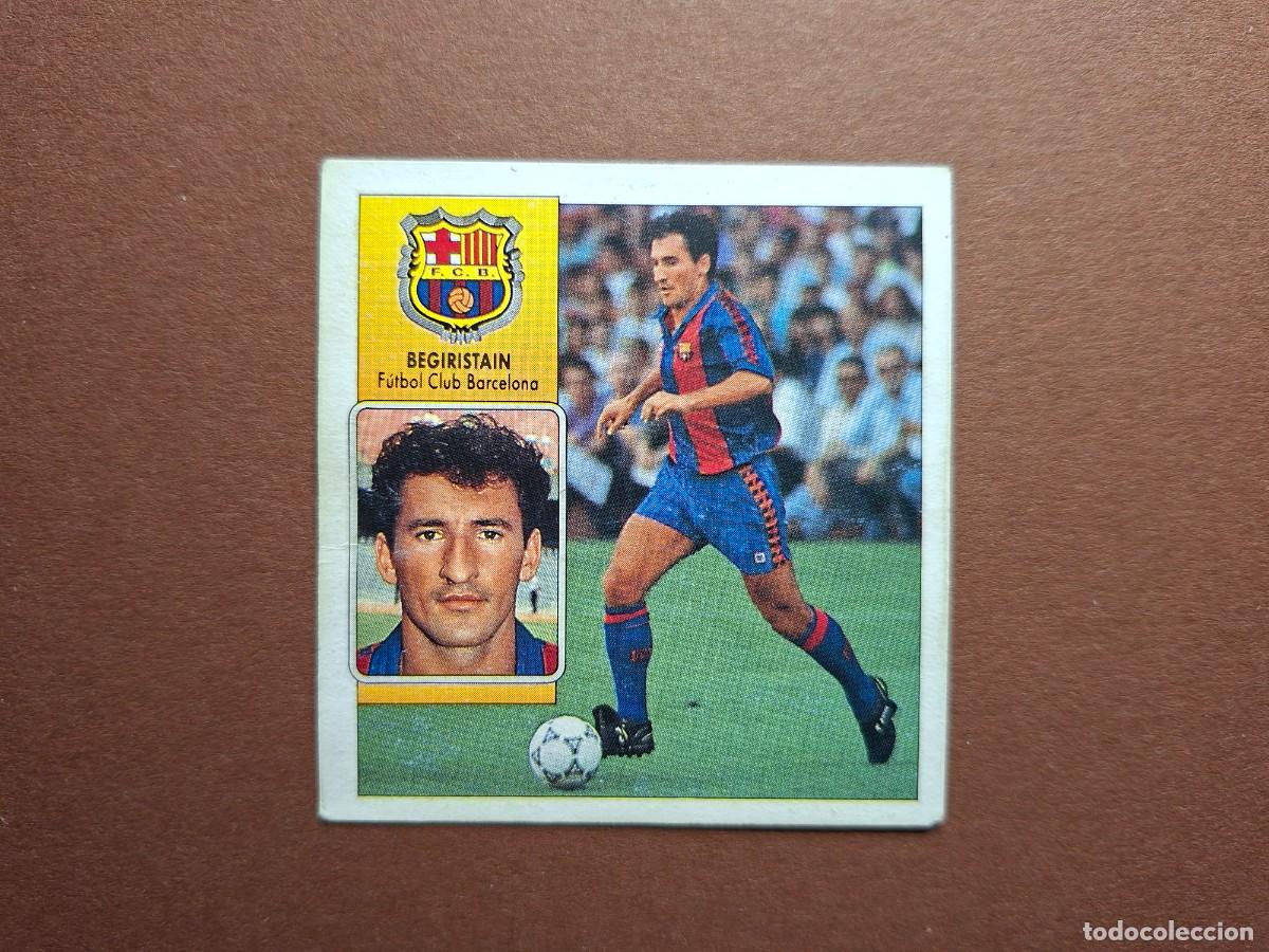 Cromos de F&uacute;tbol: BEGIRISTAIN FC BARCELONA LIGA ESTE 1992 1993 92 93 RECUPERADO