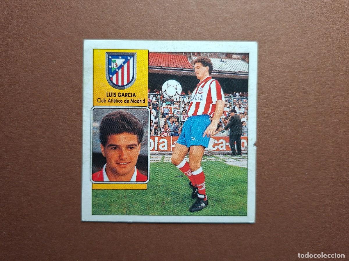Cromos de F&uacute;tbol: CROMO FICHAJE 5 LUIS GARCIA ATLETICO DE MADRID EDICIONES ESTE 1992 1993 92 93 RECUPERADO