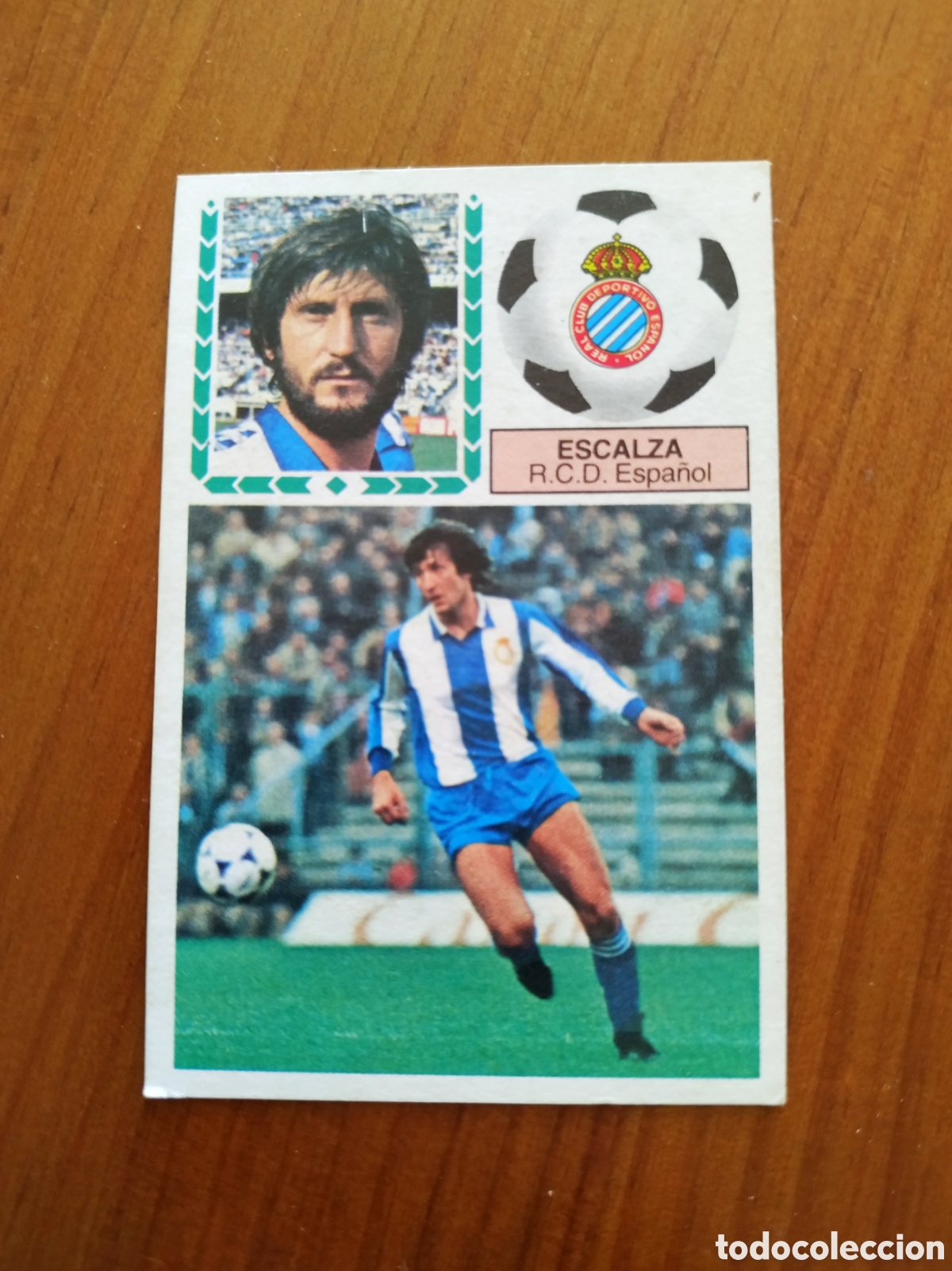 Cromos de F&uacute;tbol: Escalza, baja Espa&ntilde;ol liga 83 84, ediciones este