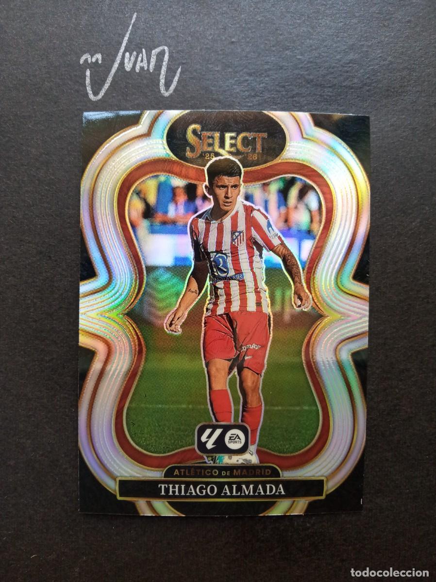 Football Stickers: N&ordm; 128 SILVER PRIZM THIAGO ALMADA ATLETICO MADRID ⚽ PANINI &reg; SELECT LIGA 2025 2026 25 26 NUEVO