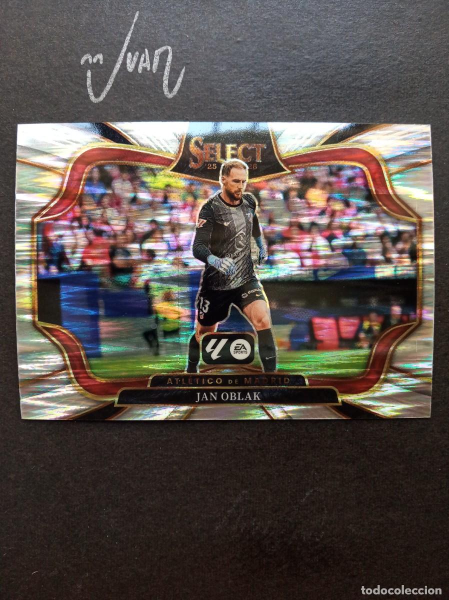 Football Stickers: N&ordm; 230 FLASH PRIZM JAN OBLAK ATLETICO MADRID ESLOVENIA ⚽ PANINI &reg; SELECT LIGA 2025 2026 25 26 NUEVO