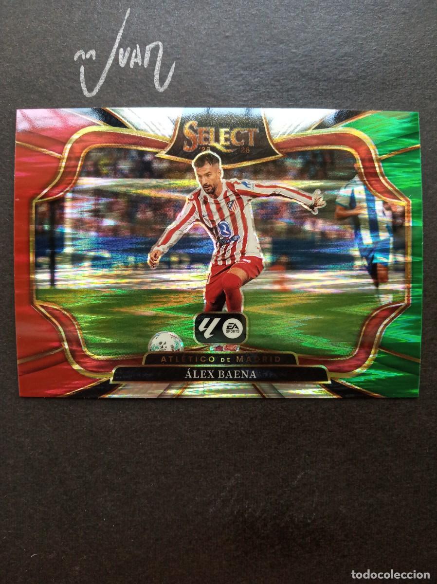 Football Stickers: 250 RED & GREEN FLASH ALEX BAENA ATLETICO MADRID ESPA&Ntilde;A ⚽ PANINI &reg; SELECT LIGA 2025 2026 25 26 NUEVO