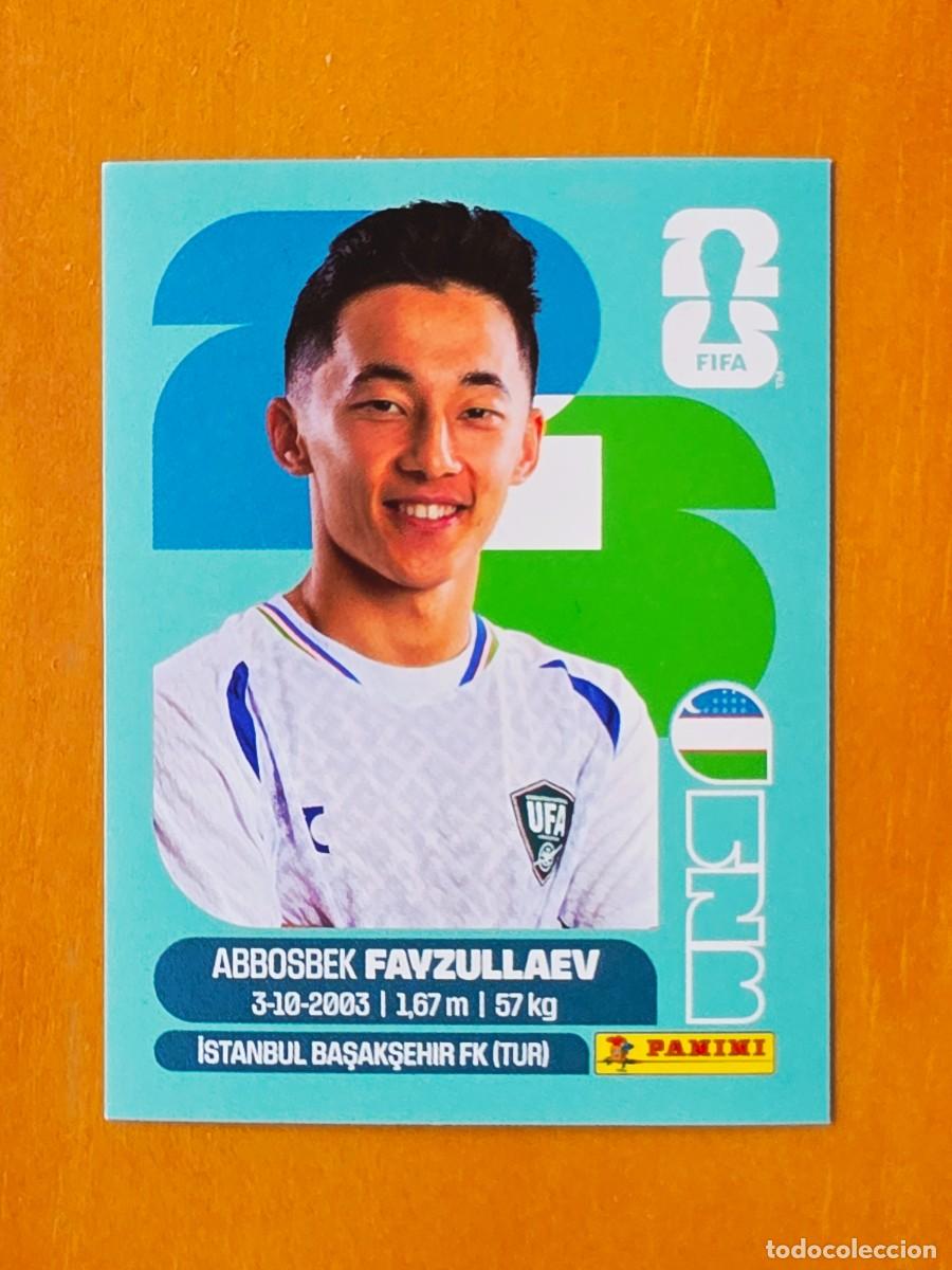 Cromos de F&uacute;tbol: UZB 20 Abbosbek Fayzullaev, Uzbekist&aacute;n, Panini FIFA World Cup Mundial 2026 Sticker