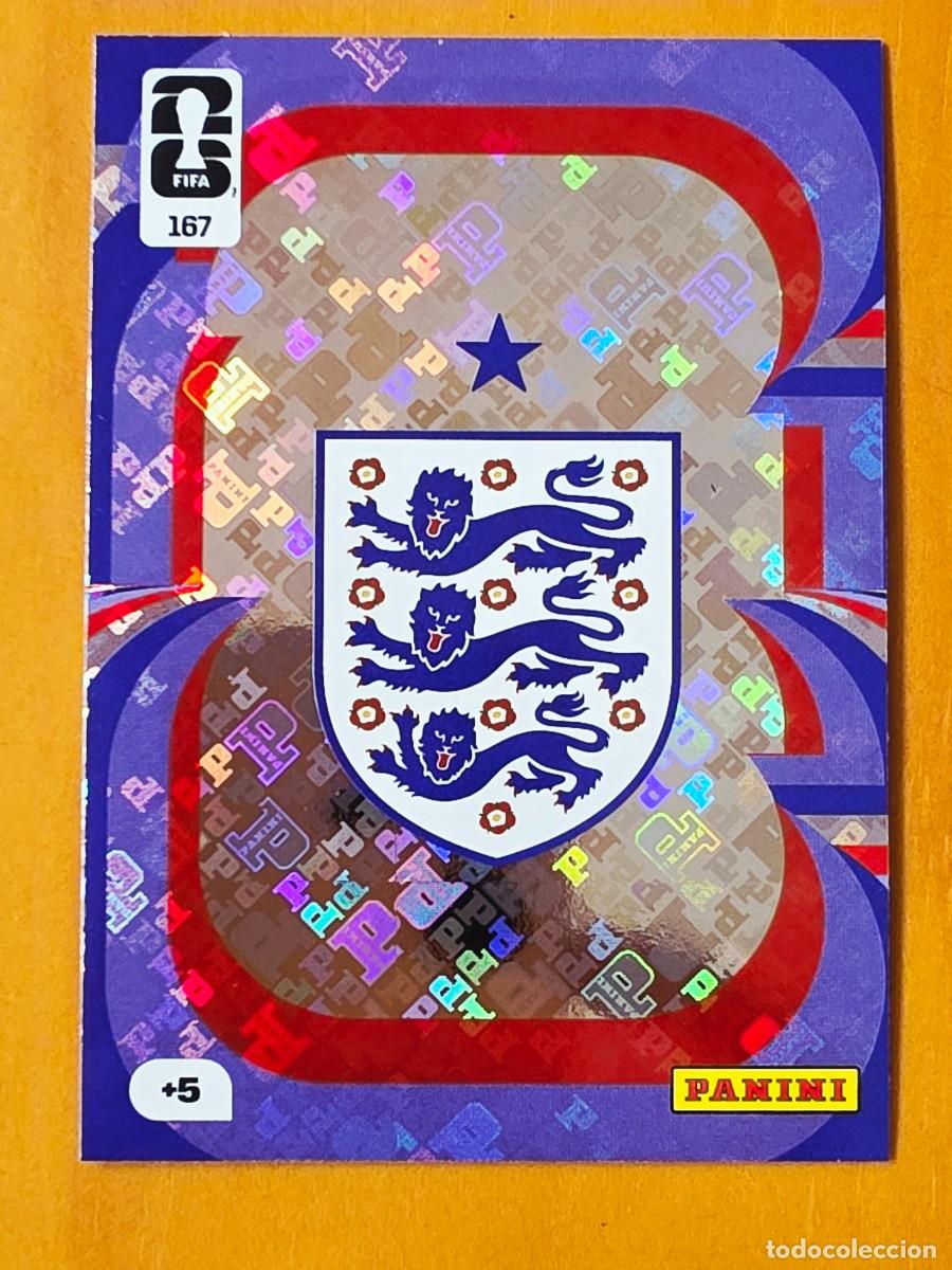 Cartes &agrave; collectionner de Football: 167 Escudo Inglaterra, Adrenalyn XL Fifa World Cup 2026, Mundial 26