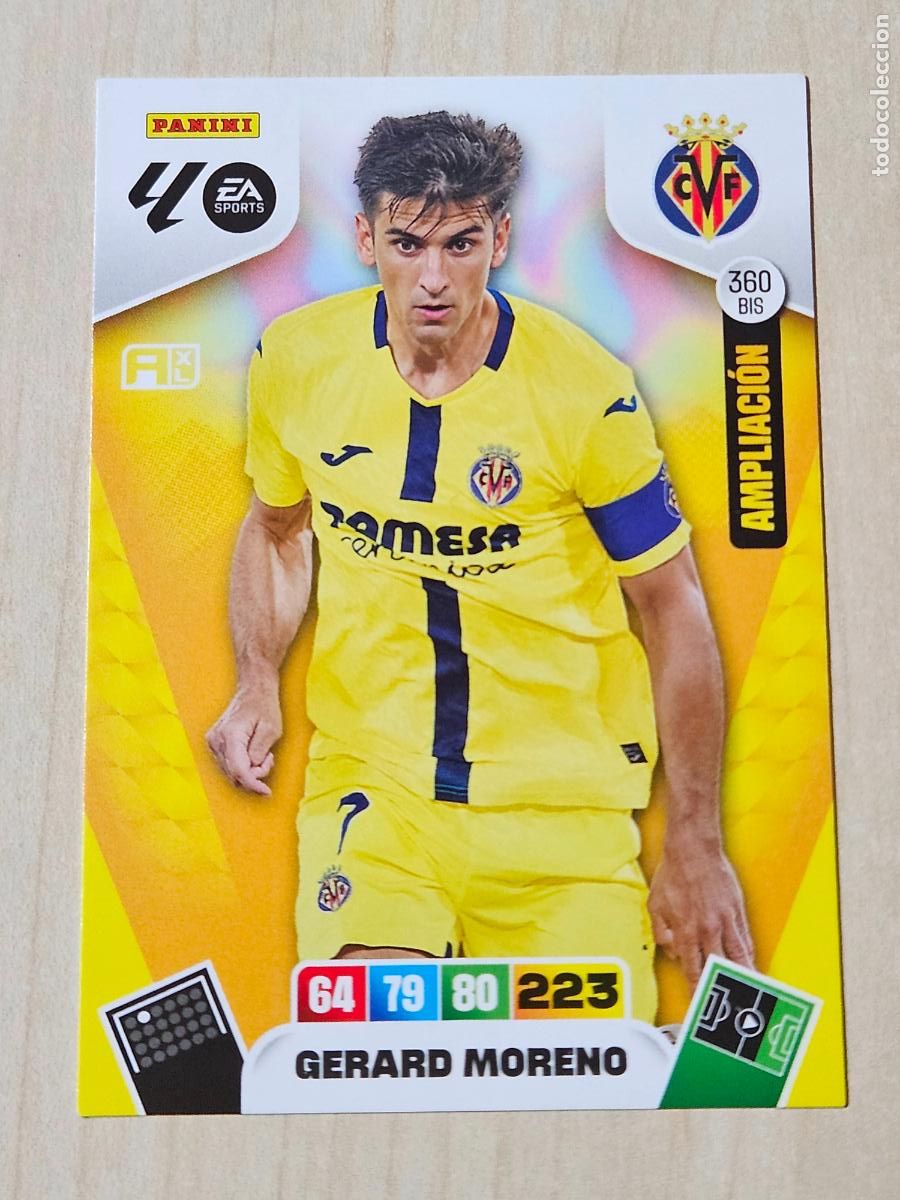 Figurine di Calcio: FICHA N&ordm; BIS 360 GERARD MORENO - ADRENALYN 25 26 - PANINI 2025 - 26 - CROMO - AMPLIACION