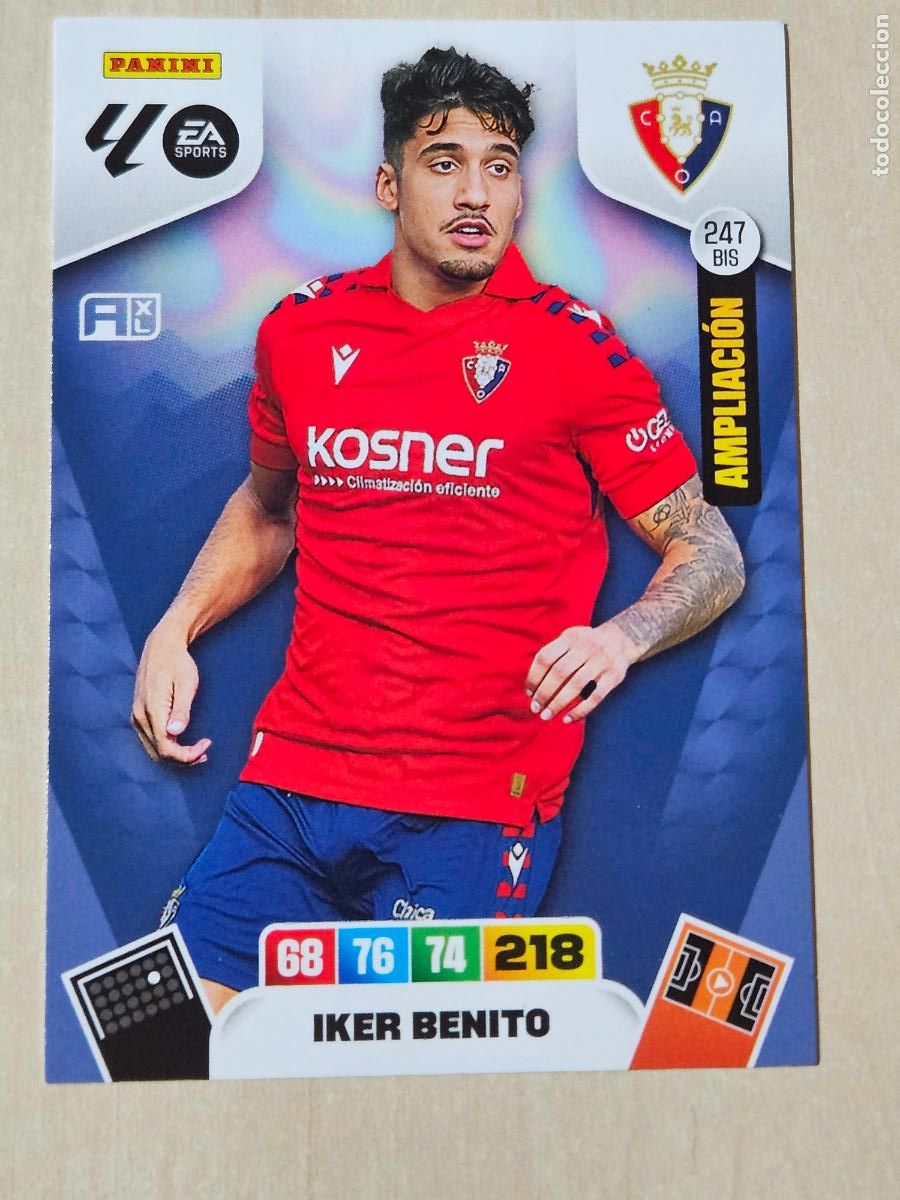 Figurine di Calcio: FICHA N&ordm; BIS 247 IKER BENITO - ADRENALYN 25 26 - PANINI 2025 - 26 - CROMO - AMPLIACION
