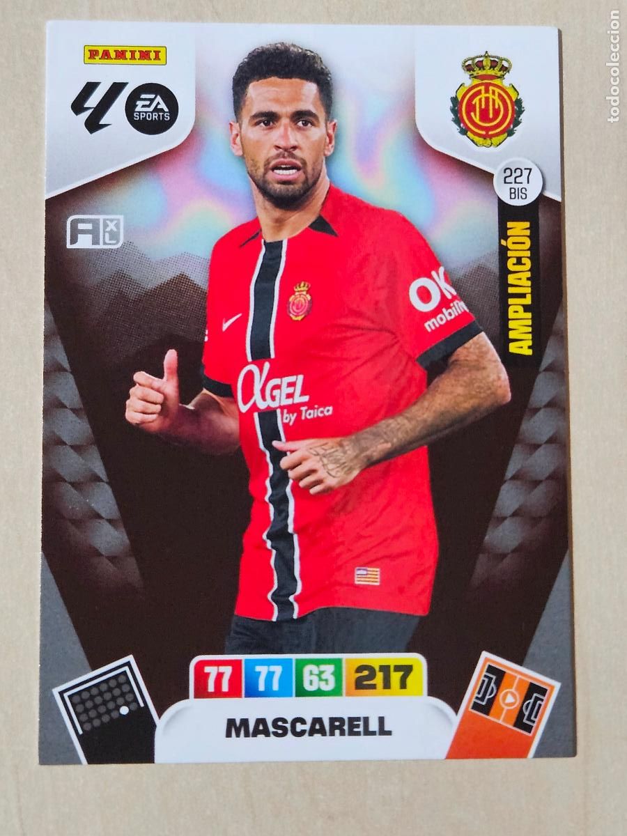 Figurine di Calcio: FICHA N&ordm; BIS 227 MASCARELL - ADRENALYN 25 26 - PANINI 2025 - 26 - CROMO - AMPLIACION