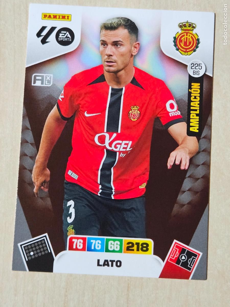 Cromos de Futebol: FICHA N&ordm; BIS 225 LATO - ADRENALYN 25 26 - PANINI 2025 - 26 - CROMO - AMPLIACION