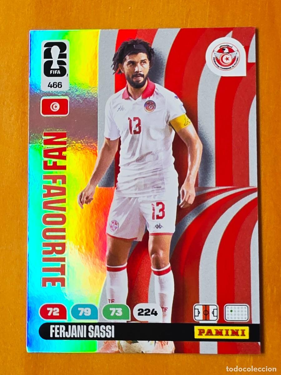 Cromos de F&uacute;tbol: 466 Ferjani Sassi, Fan Favourite, T&uacute;nez, Adrenalyn XL Fifa World Cup 2026, Mundial 26
