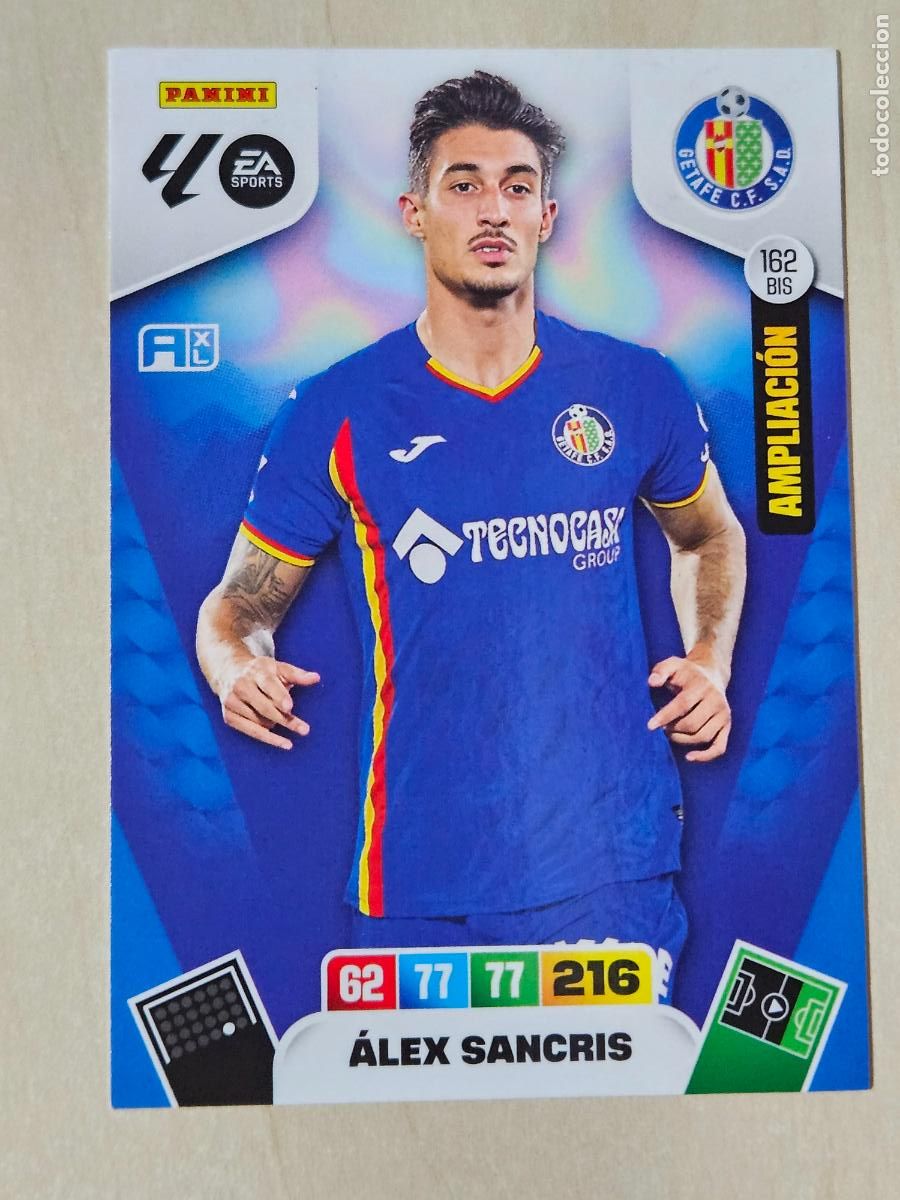 Cromos de F&uacute;tbol: FICHA N&ordm; BIS 162 ALEX SANCRIS - ADRENALYN 245 26 - PANINI 2025 - 26 - CROMO - AMPLIACION