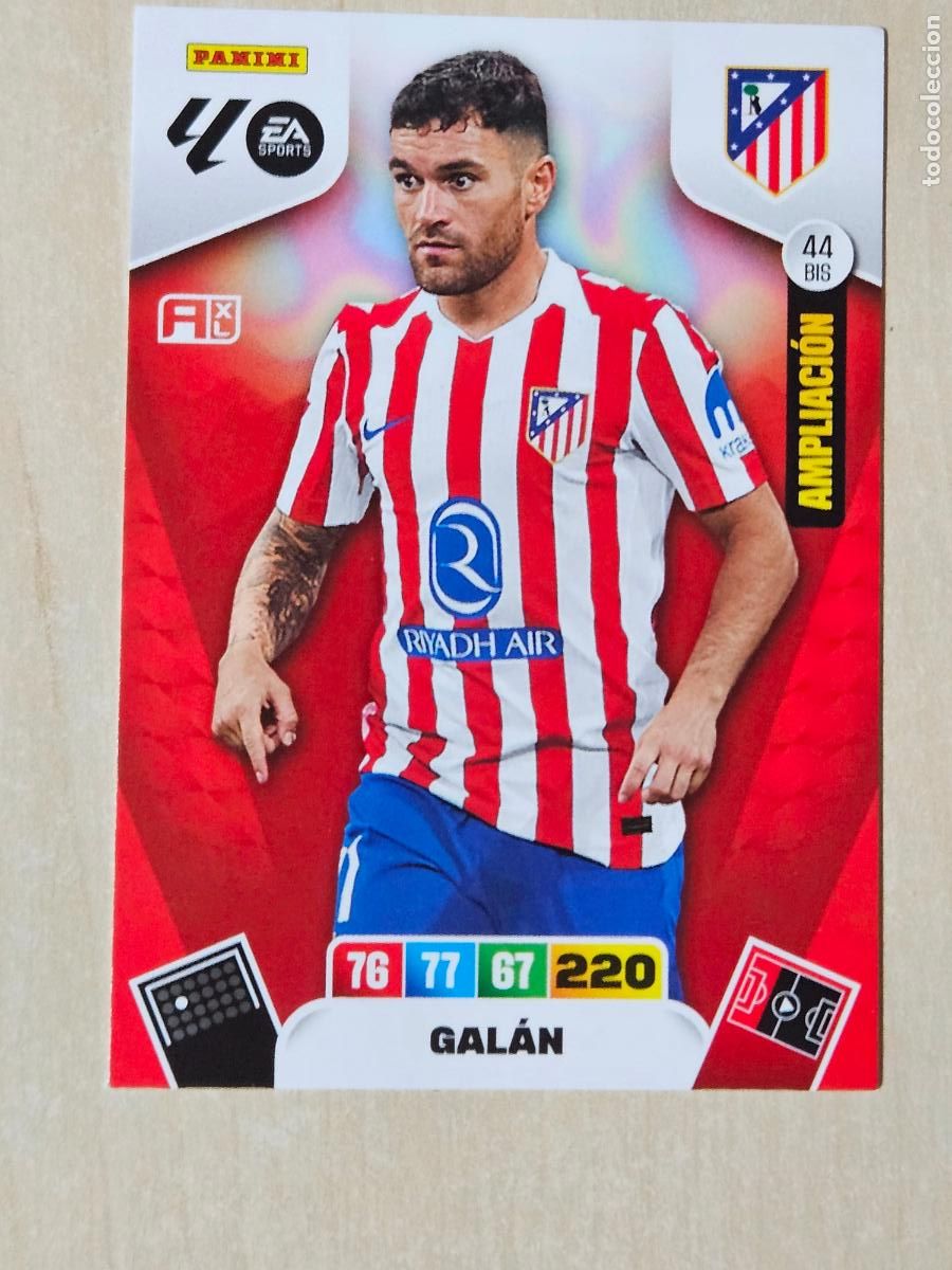 Cromos de F&uacute;tbol: FICHA N&ordm; BIS 44 GALAN - ADRENALYN 245 26 - PANINI 2025 - 26 - CROMO - AMPLIACION