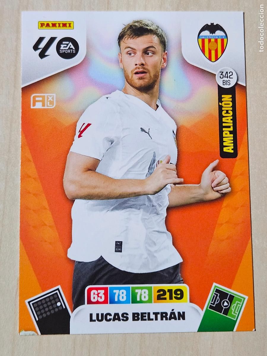 Cromos de F&uacute;tbol: FICHA N&ordm; BIS 342 LUCAS BELTRAN - ADRENALYN 245 26 - PANINI 2025 - 26 - CROMO - AMPLIACION