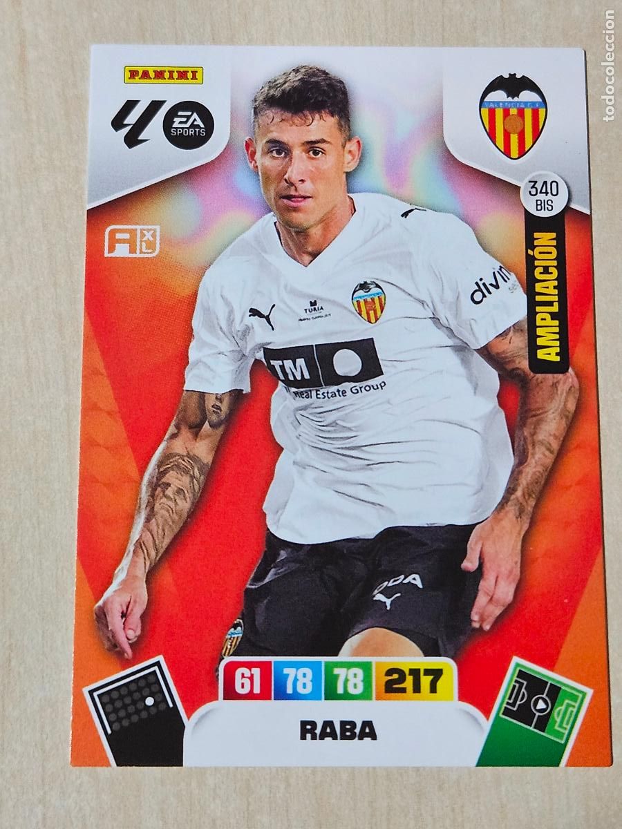 Cromos de F&uacute;tbol: FICHA N&ordm; BIS 340 RABA - ADRENALYN 25 26 - PANINI 2025 - 26 - CROMO - AMPLIACION