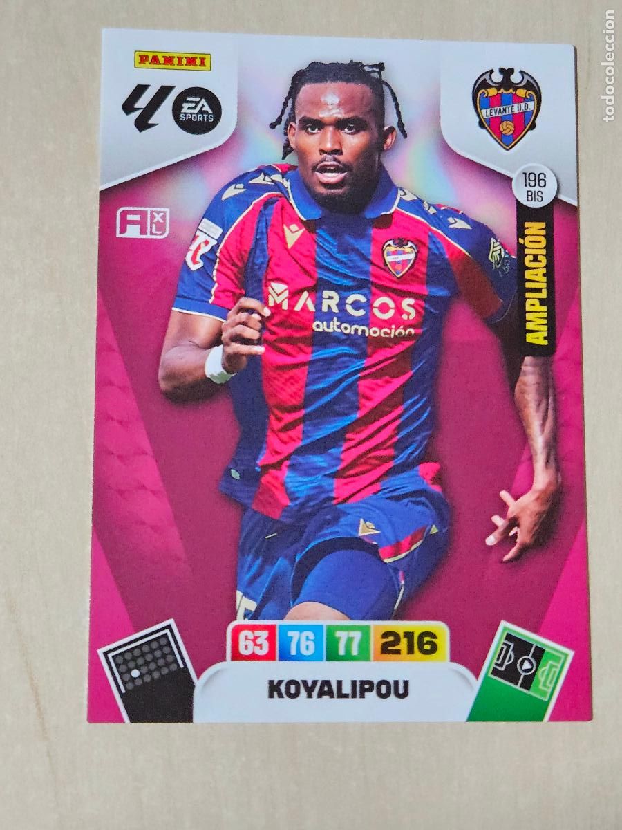 Cromos de F&uacute;tbol: FICHA N&ordm; BIS 196 KOYALIPOU - ADRENALYN 25 26 - PANINI 2025 - 26 - CROMO - AMPLIACION