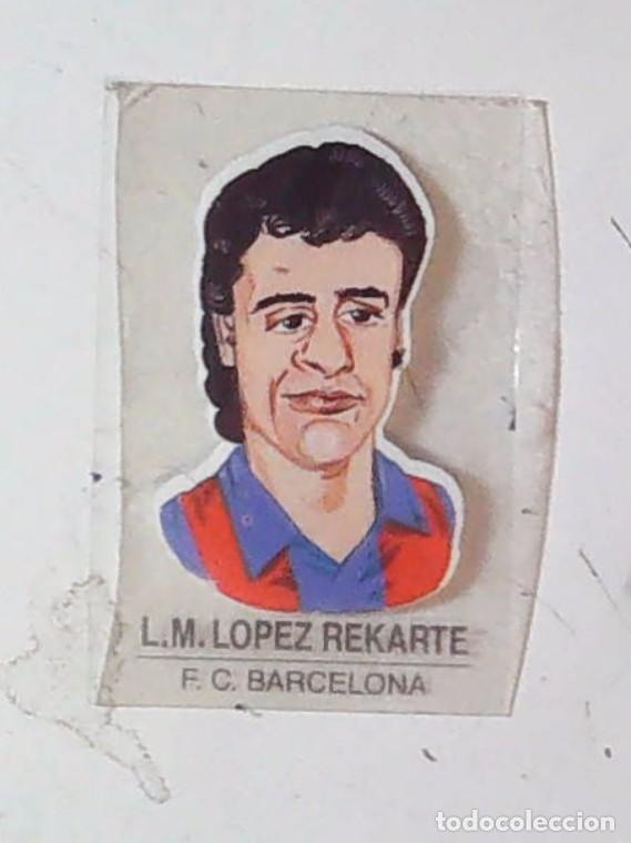 Cromos de F&uacute;tbol: bollycao caricaturas de futbolistas famosos fc barcelona l m lopez rekarte