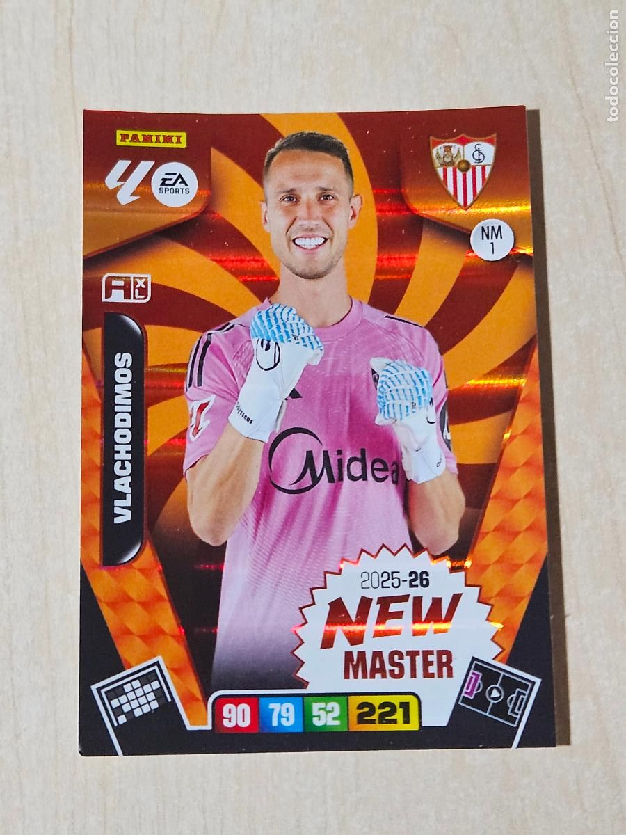 Cromos de F&uacute;tbol: FICHA N&ordm; 1 VLACHODIMOS - ADRENALYN 25 26 - PANINI 2025 - 26 - CROMO - NEW MASTER