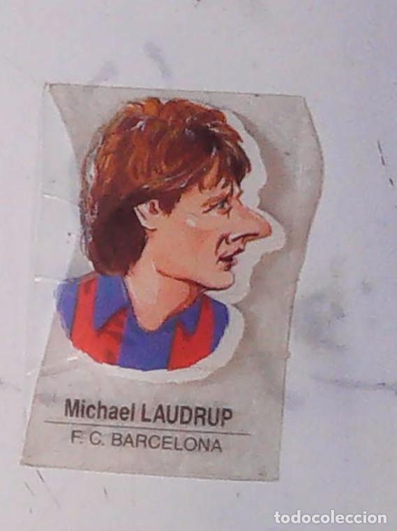 Cromos de F&uacute;tbol: bollycao caricaturas de futbolistas famosos fc barcelona michael laudrup