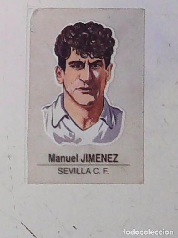 Cromos de F&uacute;tbol: bollycao caricaturas de futbolistas famosos sevilla cf manuel jimenez