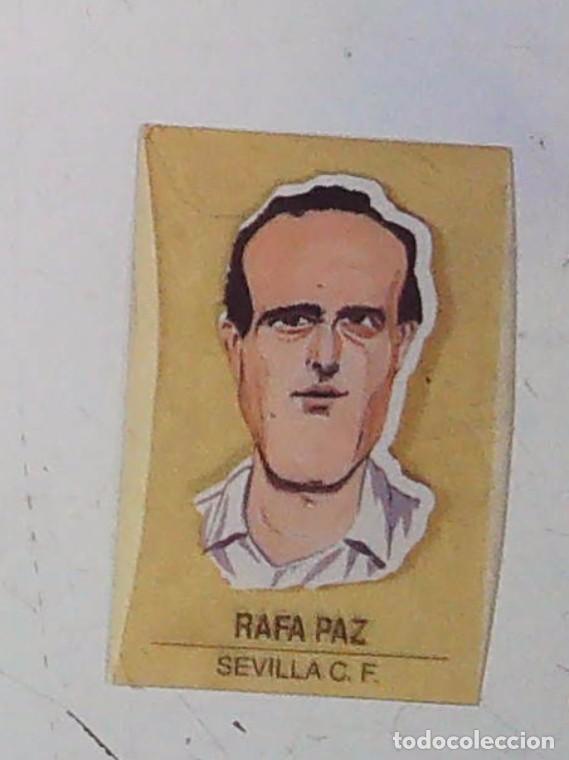 Cromos de F&uacute;tbol: bollycao caricaturas de futbolistas famosos sevilla cf rafa paz