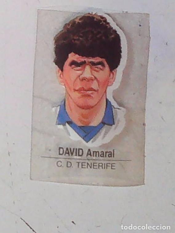 Cromos de F&uacute;tbol: bollycao caricaturas de futbolistas famosos cdee tenerife david amaral