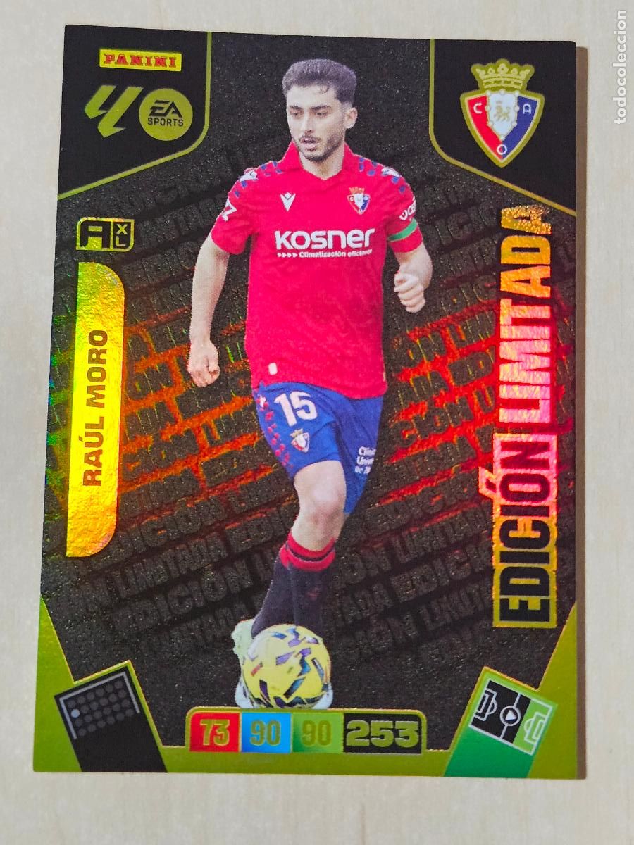 Cromos de F&uacute;tbol: FICHA RAUL MORO - ADRENALYN 25 26 - PANINI 2025 - 26 - CROMO - EDICION LIMITADA