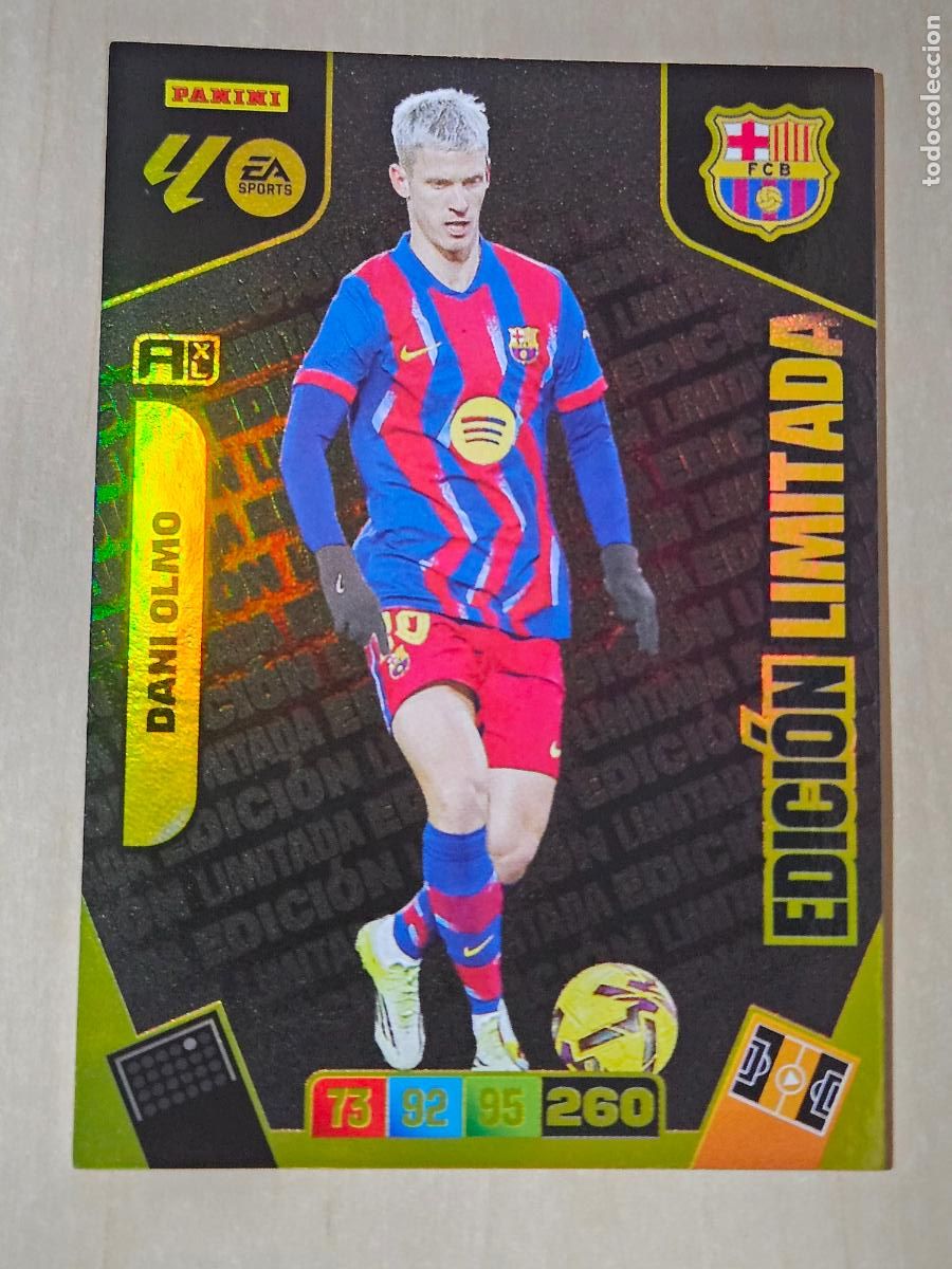 Cromos de F&uacute;tbol: FICHA DANI OLMO - ADRENALYN 25 26 - PANINI 2025 - 26 - CROMO - EDICION LIMITADA