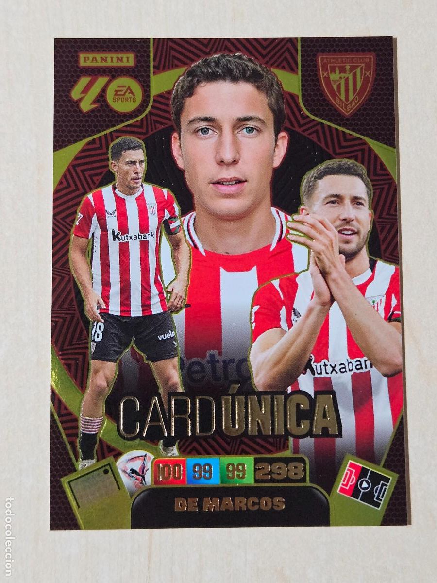 Cromos de F&uacute;tbol: ADRENALYN XL DE MARCOS CARD UNICA BARCELONA CROMO LIGA 25 26 2025 2026 PANINI
