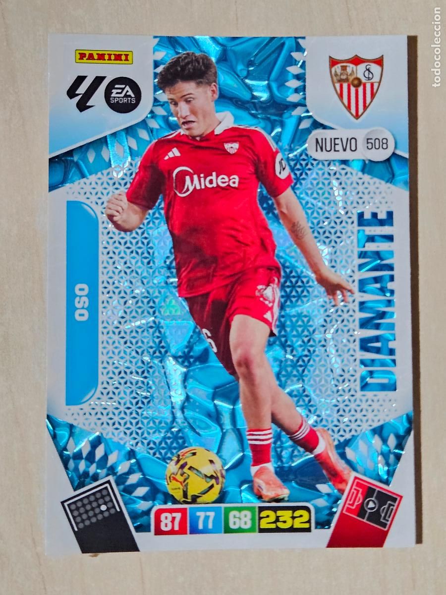 Cromos de F&uacute;tbol: FICHA N&ordm; 508 OSO - ADRENALYN 25 26 - PANINI 2025 - 26 - CROMO - NUEVO DIAMNATE