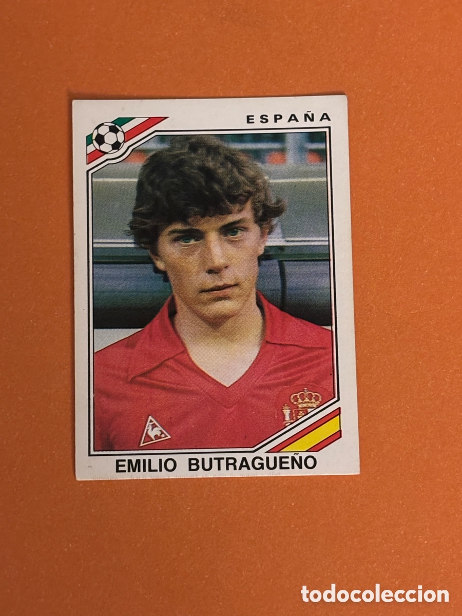 Cromos de F&uacute;tbol: Butrague&ntilde;o 270 Espa&ntilde;a Mundial 1986 Mexico 86. SIN PEGAR