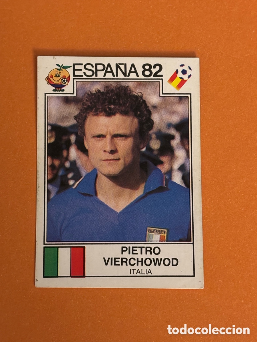 Cromos de F&uacute;tbol: 42 PIETRO VIERCHOWOD ITALIA MUNDIAL ESPA&Ntilde;A 82 1982 PANINI SIN PEGAR