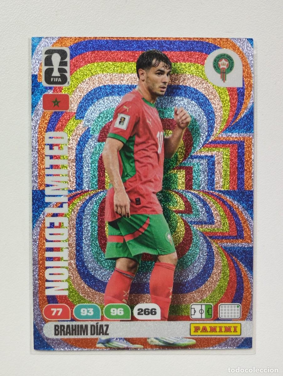 Cromos de F&uacute;tbol: CROMO CARD ADRENALYN MUNDIAL WORLD CUP 2026 LIMITED EDITION BRAHIM DIAZ MARRUECOS