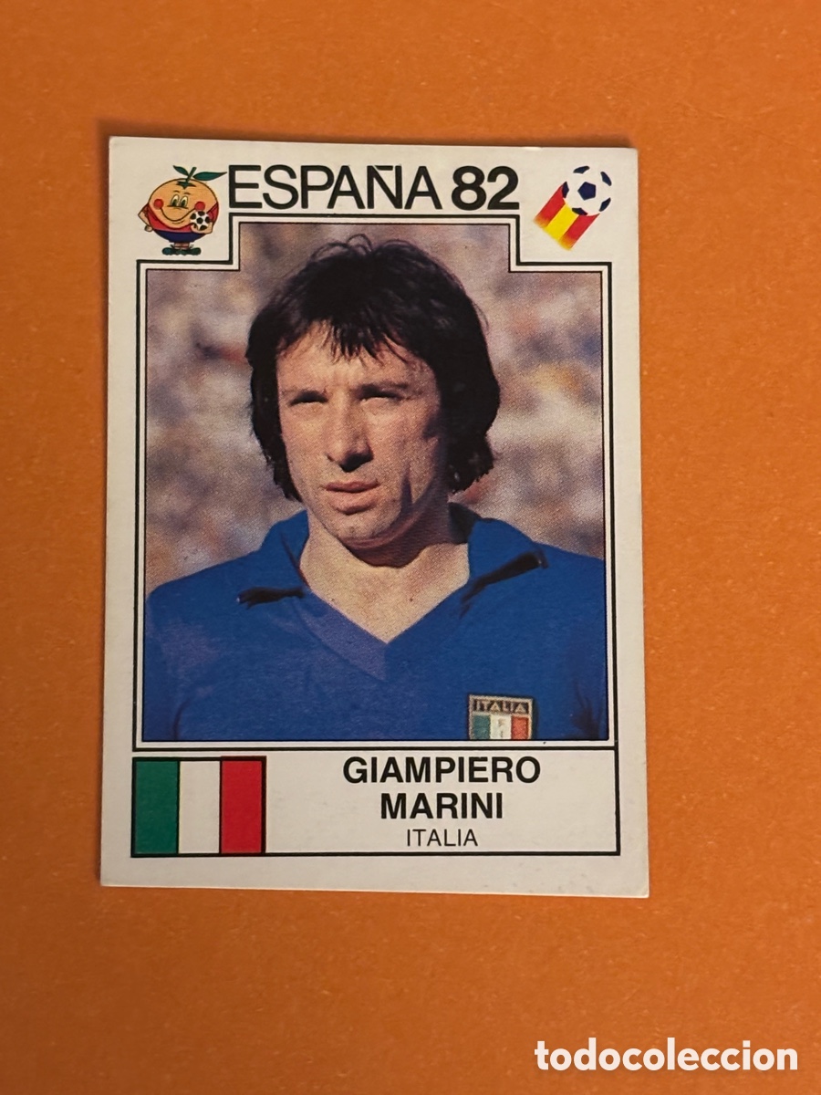 Cromos de F&uacute;tbol: panini mundial Espa&ntilde;a 82 n&uacute;mero 45 Marini - Sticker album world cup Spain 1982
