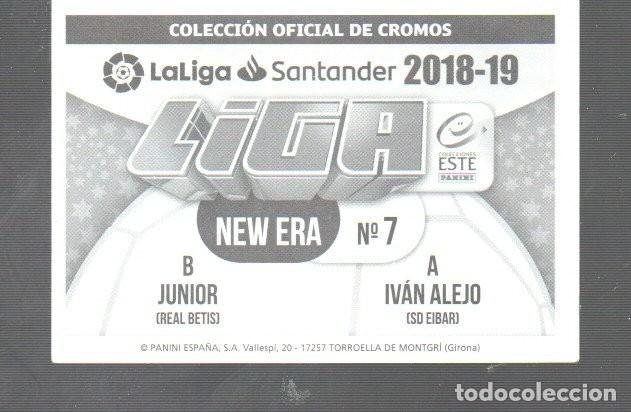 Cromos de f&uacute;tbol: CROMO LIGA 2018 - 19 EDITO ESTE PANINI SD EIBAR IV&Aacute;N ALEJO REAL BETIS JUNIOR - Foto 2