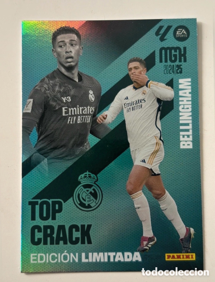 Cromos de F&uacute;tbol: MEGACRACKS 2024-2025 Bellingham Real Madrid Edici&oacute;n Limitada