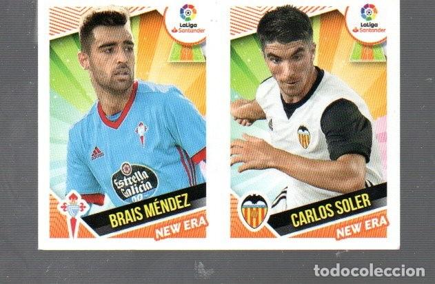 Cromos de F&uacute;tbol: CROMO LIGA 2018 - 19 EDITO ESTE PANINI RC CELTA BRAIS M&Eacute;NDEZ VALENCIA CF CARLOS SOLER
