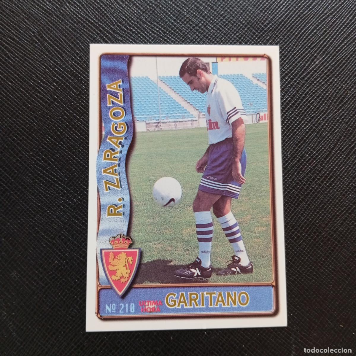 Cromos de F&uacute;tbol: 210 GARITANO ZARAGOZA MUNDICROMO 1996 1997 CROMO FUTBOL LIGA 96 97 - A207 PG252 ULTIMA HORA