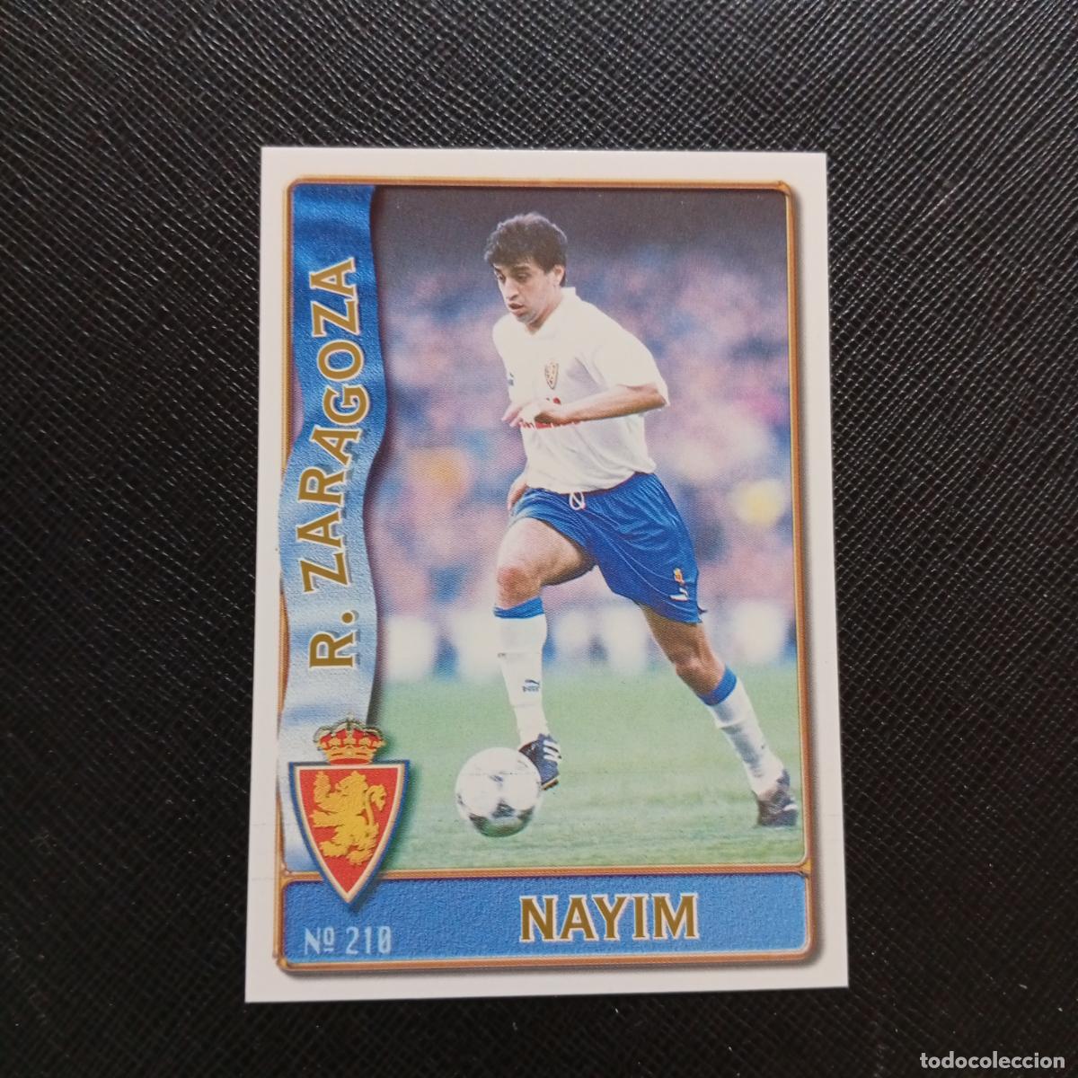 Cromos de F&uacute;tbol: 210 NAYIM ZARAGOZA MUNDICROMO 1996 1997 CROMO FUTBOL LIGA 96 97 - A207 PG252