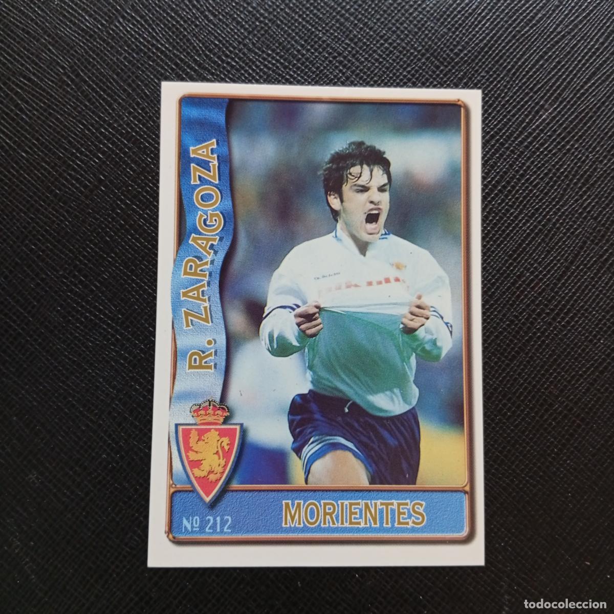 Cromos de F&uacute;tbol: 212 MORIENTES ZARAGOZA MUNDICROMO 1996 1997 CROMO FUTBOL LIGA 96 97 - A207 PG252