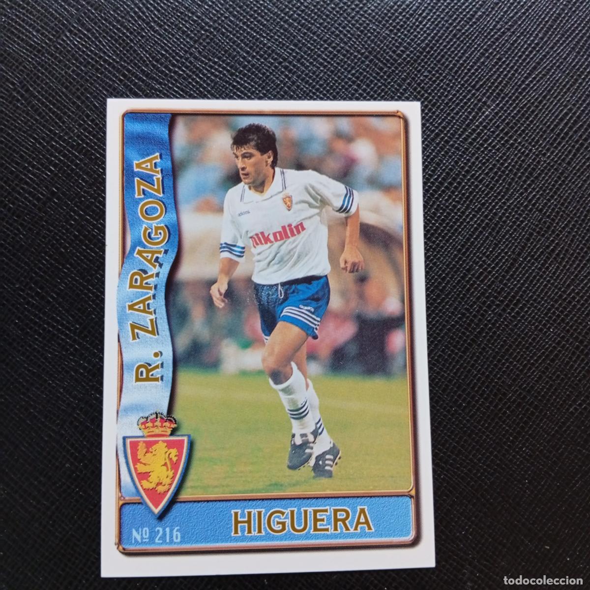 Cromos de F&uacute;tbol: 216 HIGUERA ZARAGOZA MUNDICROMO 1996 1997 CROMO FUTBOL LIGA 96 97 - A207 PG252