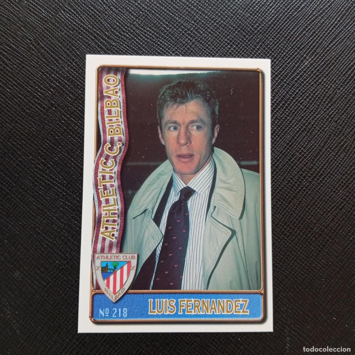 Cromos de F&uacute;tbol: 218 LUIS FERNANDEZ BILBAO MUNDICROMO 1996 1997 CROMO FUTBOL LIGA 96 97 - A207 PG259