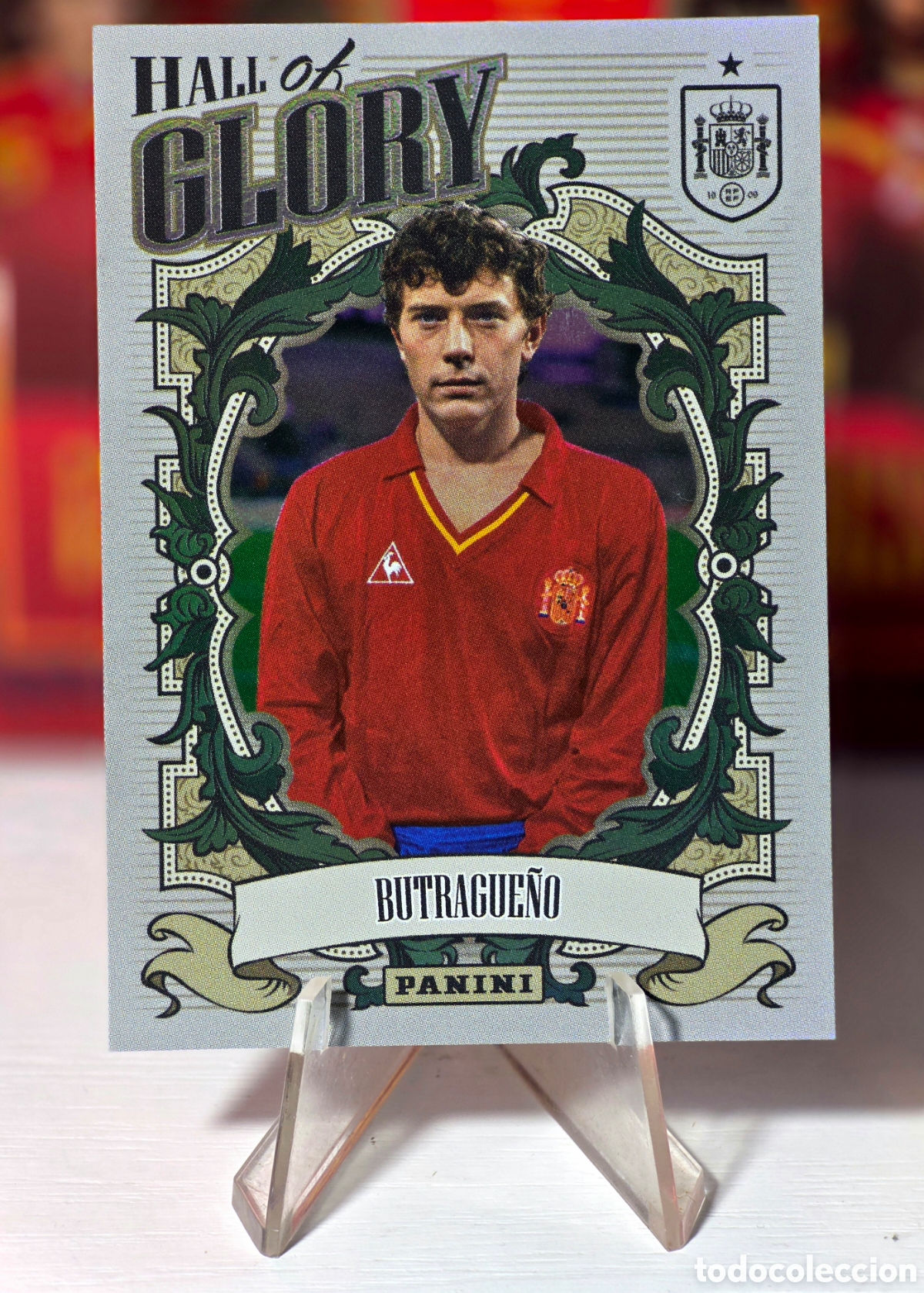 Cromos de Futebol: Emilio Butrague&ntilde;o Hall of Glory Tributo Panini Selecci&oacute;n Espa&ntilde;ola (2010-2026) Vamos Campeones