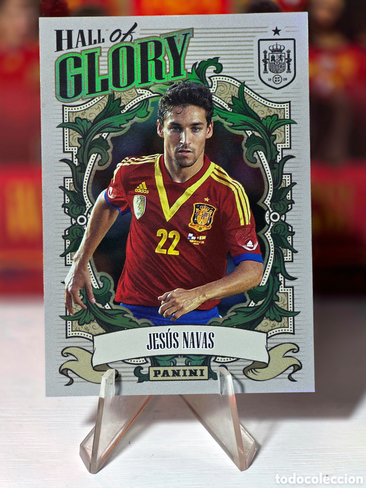 Fu&szlig;ball-Sticker: Jes&uacute;s Navas Hall of Glory Tributo Panini Selecci&oacute;n Espa&ntilde;ola (2010-2026) Vamos Campeones