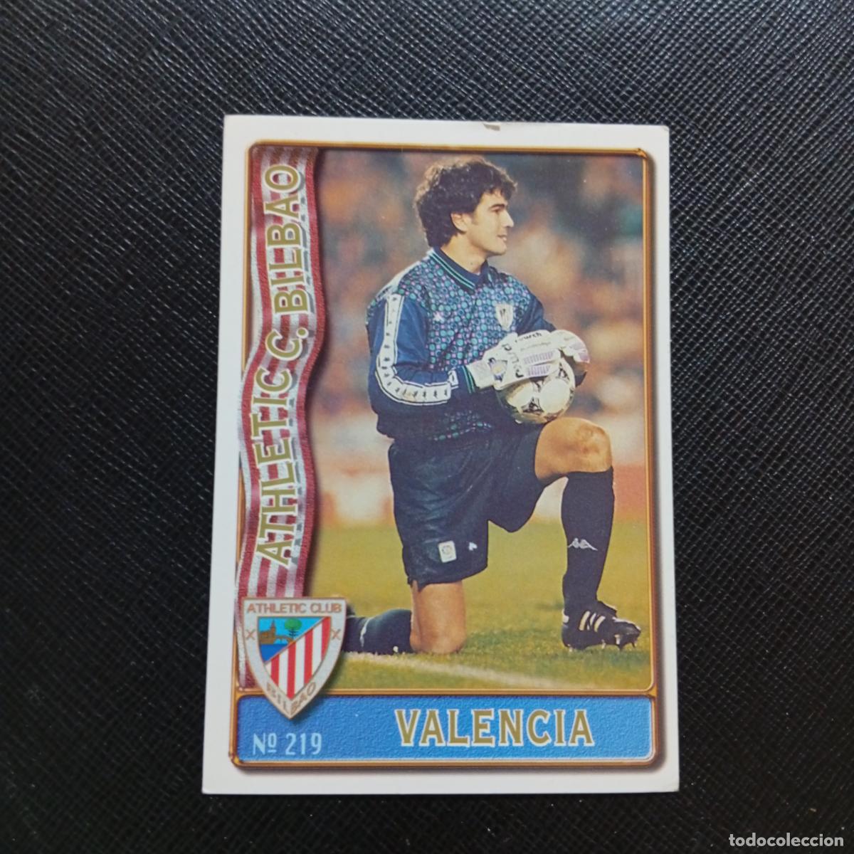 Cromos de F&uacute;tbol: 219 VALENCIA BILBAO MUNDICROMO 1996 1997 CROMO FUTBOL LIGA 96 97 - A207 PG259